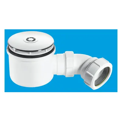 McAlpine ST90CB10-HP 90mm x 50mm Water Seal Shower Trap with 2" Universal Outlet