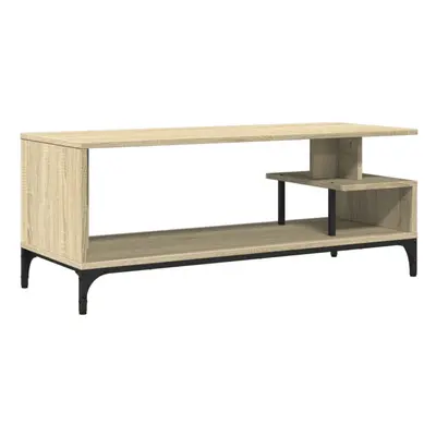 (sonoma oak) vidaXL TV Cabinet TV Unit TV Stand Engineered Wood and Powder-coated Steel