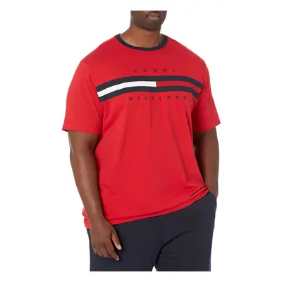 Tommy Hilfiger mens Short Sleeve Signature Stripe T-shirt T Shirt Pri