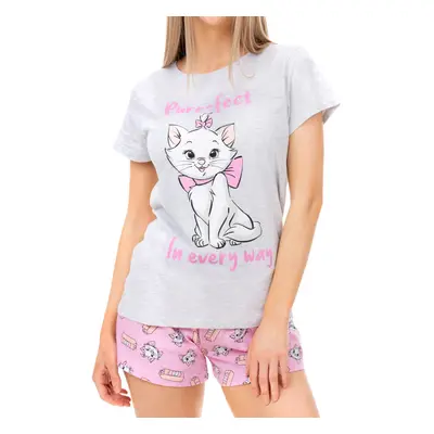 Disney Womens Pajamas Aristocats Grey X-Large