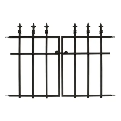 Panacea Classic Finial Gate Black stylish