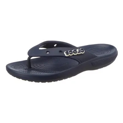 crocs Unisex Mens and Womens classic Flip Flops Navy Women4 Men