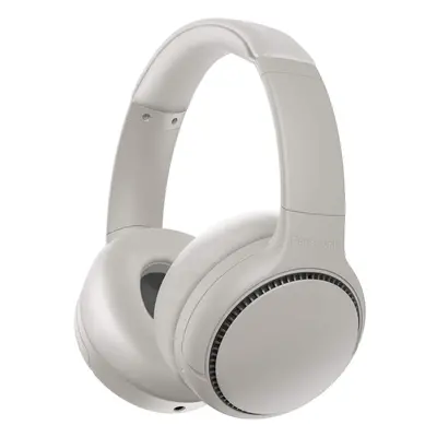 Panasonic RB-M500BE-C Deep Bass Wireless Overhead Headphones with Bass Reactor - Cream