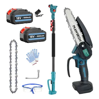 Electric Chainsaw Pole Trimmer-Cordless 5.5A 2Battery-CompatibleMakita