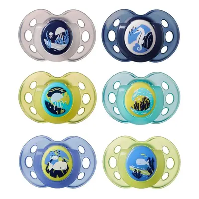 Baby Dummy Soothers Dummies Nighttime Orthodontic Assorted 2-Pack 18-36m