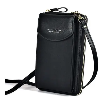 (Black) PU Luxury Handbags Womens Bags for Woman Ladies Hand Bags Women's Crossbody Bags Purse C