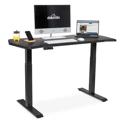 Carbon Electric Height Adjustable Standing Desk, x 700mm Dual Motor 100kg - DH241