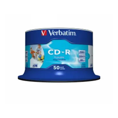 Verbatim CD-R Spindle 700mb White (50pk)