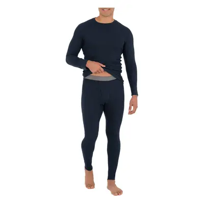 Fruit of the Loom Men's Recycled Waffle Thermal Underwear Set (Top and