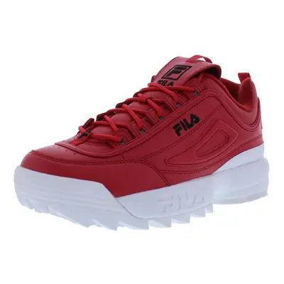 Fila Mens Disruptor II Premium RED White Black Size