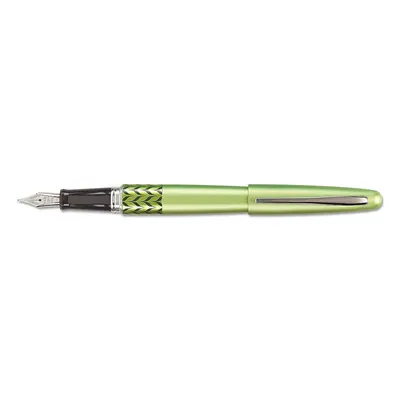 PILOT MR Retro Pop Collection Fountain Pen in Gift Box Green Barrel with Marble Accent Fine Poin