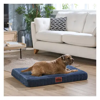 (Navy, Medium) Paws for Slumber Orthopaedic Pet Bed