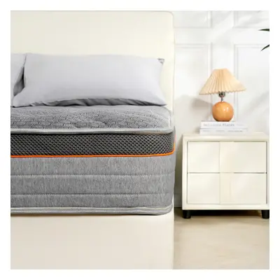 (Single) Gude Night 25CM Grey Color Hybrid Indivisual Pocket Sprung Foam Mattress