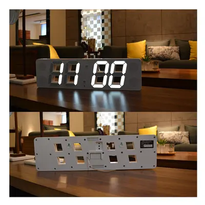 Smart Bluetooth Speaker Clock Multifunctional Electronic Alarm Clock Wall Clock Simple Mini Prog