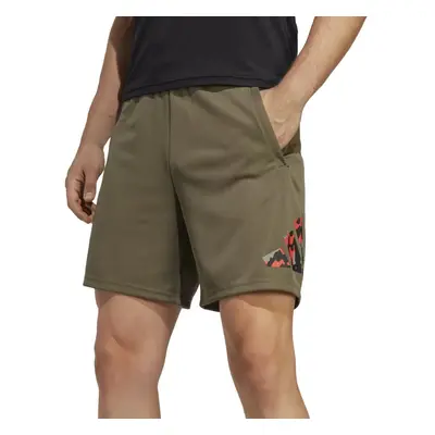 adidas mens Train Essentials Seasonal Training Shorts Olive Strata/Bla