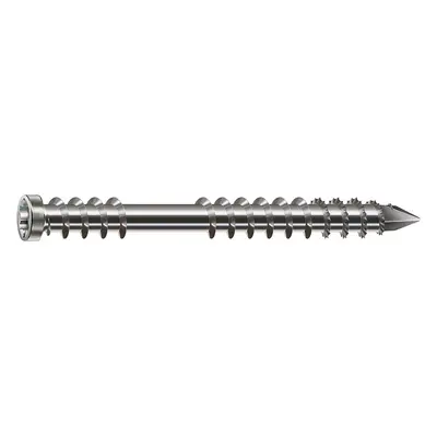 Spax A2 Deck Screw, Cylinder Head, T-Star Plus, Fixing Thread, Cut Tip, x mm, Pack of