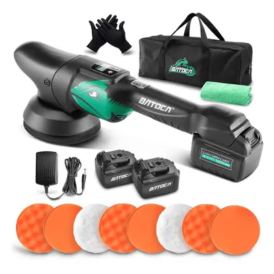 Cordless Car Polisher Buffer Sander Dual Action Orbital Polisher Polishing Kit with 5Ah Batterie