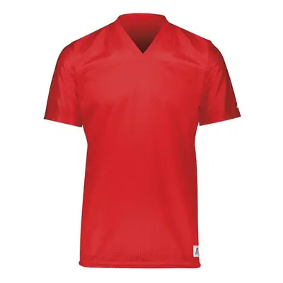 Russell R0593M.TRR.S Adult Solid Flag Football Jersey, True Red - Small