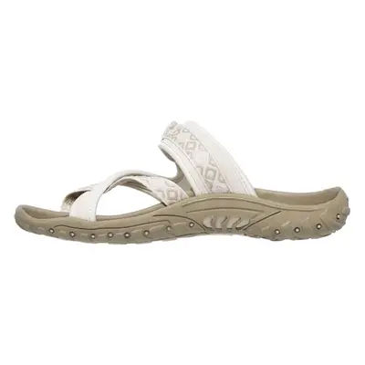 Skechers womens Reggae - Trailway Flip Flop Natural 8.5 US