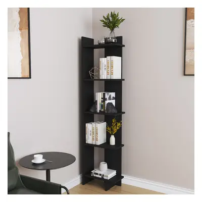 5-Tier Corner Shelf Unit Bookcase Storage Display Rack