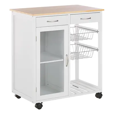 Kitchen Trolley BOVES White