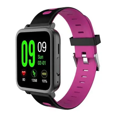 (Purple) 1.54 inch IPS Full Touch Screen Heart Rate Sleep Monitor Multi-function Pedometer Smart