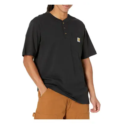 Carhartt Men's Workwear Pocket Henley Shirt Black X-Large