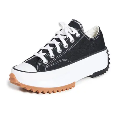 Converse Women's Run Star Hike Ox Sneakers Black/White/Gum Medium