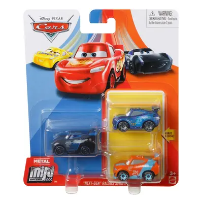 Disney Cars Diecast Metal Mini Racers Next-Gen Racers Series 3-Pack Ja