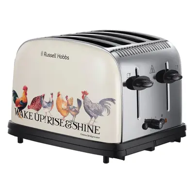 Emma Bridgewater Rise & Shine Slice Toaster - (Independent & Wide Slots, Browning settings, Froz