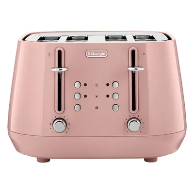 De'Longhi Eclettica CTY4003.PK Slice Toaster - Pink