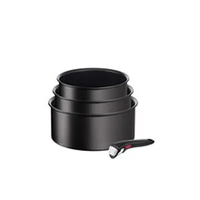 Tefal Ingenio Eco Resist Non-Stick Saucepans 16cm 18cm 20cm Piece Set