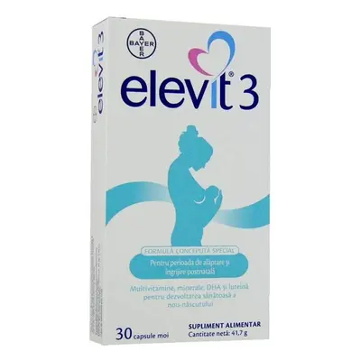 Elevit 3, Capsules -during breastfeeding and postnatal care.