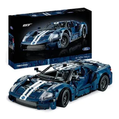 Adapted Technic Ford GT Car Model Kit for Adults 1,466 Pieces Technical 1:12 Supercar Building B