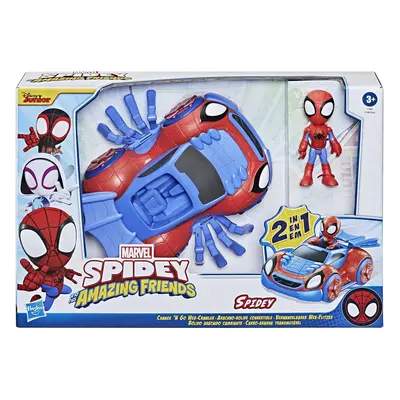 Spidey and his Amazing Friends - Change 'N Go Web-Crawler - Spidey