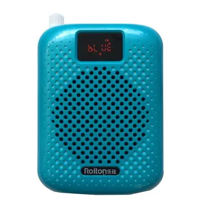 (Navy blue) Portable Bluetooth Speaker Microphone Voice Amplifier Booster Megaphone Speaker