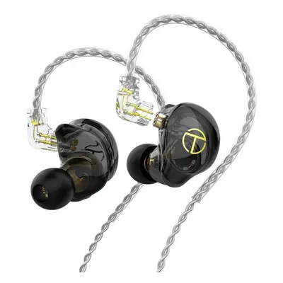 (Black, Without Mic) HIFI Bass Earbuds In Ear Earphones Monitor Headphones Sport Noise Cancellin