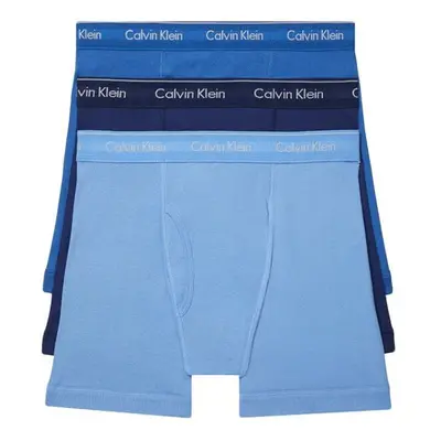 Calvin Klein Men's Cotton Classics 3-Pack Boxer Brief Medieval Blue