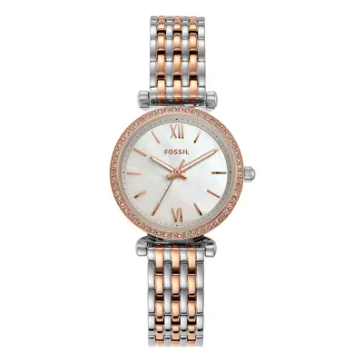 Fossil Women's Carlie Mini Quartz Stainless Steel Three-Hand Watch Co