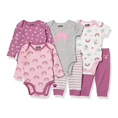 Amazon Essentials Disney Star Wars Princess Baby girls 6-Piece Outfi