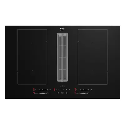 Beko HIXI84700UP 80cm Induction Hob Extractor with Flexizone