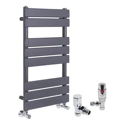 (Sand Grey, x 450mm) WarmeHaus Designer Bathroom Flat Panel Heated Towel Rail Radiator Ladder Ra