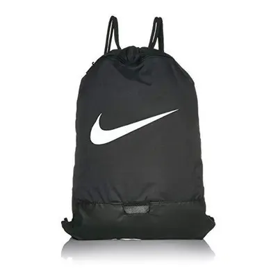 Nike Brasilia - 9.0 Gym Sack - Black/Black/White, One Size