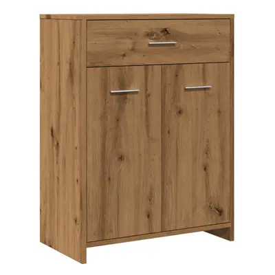 (artisan oak) vidaXL Bathroom Cabinet Sink Cupboard Storage Vanity Unit Engineered Wood