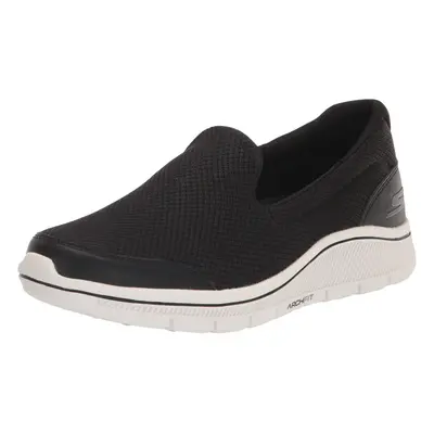 Skechers Women's Arch Walk Relaxed Fit Slip On Golf Shoe Sneaker Blac