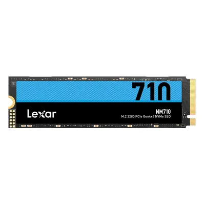 Lexar NM710 SSD 500GB PCIe Gen4 NVMe M.2 Internal Solid State Drive Up to 5000MB/s (LNM710X500G-