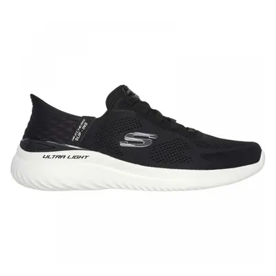 (7 (Adults')) Slip-ins: Bounder 2.0 - Emerged | Black/White | Men's Ultra Light Trainers