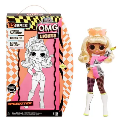 L.O.L. Surprise! O.M.G. Lights Speedster Fashion Doll with Surprises