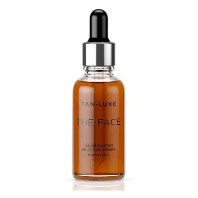 TAN -LUXE THE FACE ANTI AGE REJUVENATING SELF TAN DROPS - MEDIUM/ DARK