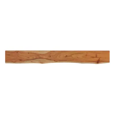 vidaXL Wall Shelf Floating Shelf Rack Rectangular Solid Wood Acacia Live Edge